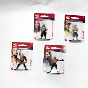 WWE Micro Collection Figure Lot John Cena The Rock AJ Styles Braun Strowman NIB
